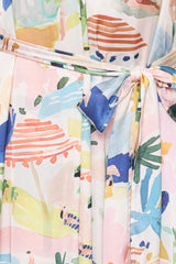Coralee Maxi Dress - Cream Resort Isle