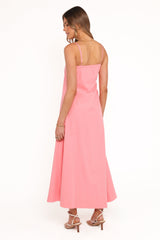 Corina Midi Dress - Watermelon