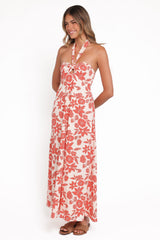 Cottrell Maxi Dress - Red Floral