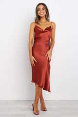 Cyprus Dress - Rust
