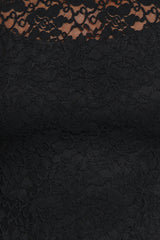 Davina Long Sleeve Midi Dress - Black