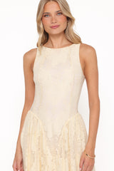 Denny Maxi Dress - Butter Yellow
