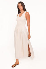 Dimity Maxi Dress - Oatmeal