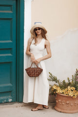 Dimity Maxi Dress - Oatmeal