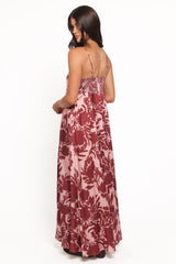 Elanor Maxi Dress - Pale Burgundy