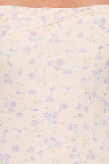 Elwood Midi Dress - Yellow Ditsy Floral