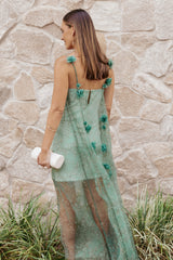 Erika Maxi Dress - Sage Green Floral