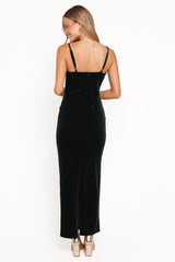 Everlee Maxi Dress - Emerald Velvet
