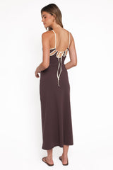 Fiona Maxi Dress - Espresso