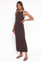 Fiona Maxi Dress - Espresso