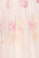 Floret Midi Dress - Yellow Floral