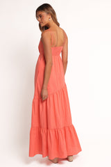 Forbes Maxi Dress - Coral