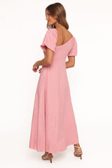 Franca Midi Dress - Pink