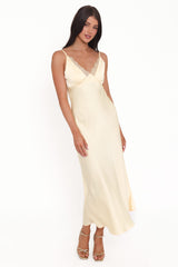 Hobi Midi Dress - Butter Yellow