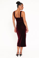 Hyatt Dress - Burgundy