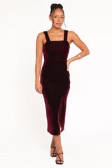 Hyatt Dress - Burgundy