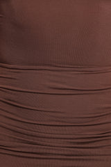 Indigo Maxi Dress - Brown