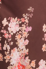 Jamila Midi Dress - Brown Floral