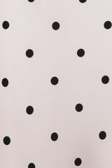 Jamila Midi Dress - White Polka Dot