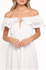 Janelle Dress - White