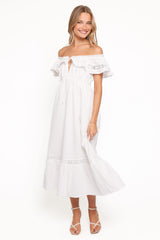 Janelle Dress - White