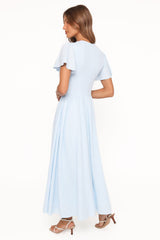 Jessima Midi Dress - Pale Blue