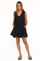 Jorah Mini Dress - Black