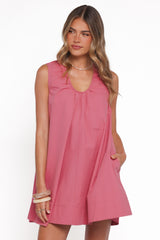 Jorah Mini Dress - petals Pink