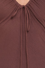 Jordie Midi Dress - Dark Brown
