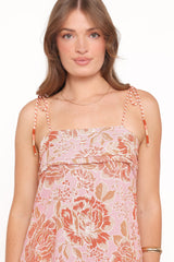 Kahlie Maxi Dress - Pink Floral