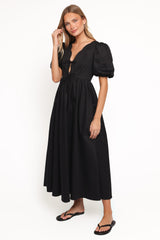Karla Maxi Dress - Black