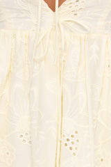 Karla Maxi Dress - Butter Yellow Broderie