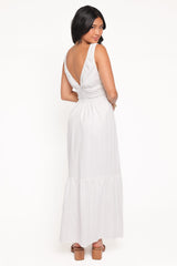 Kayden Maxi Dress - White