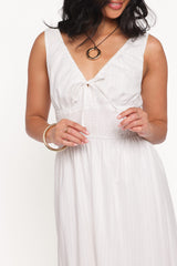 Kayden Maxi Dress - White