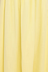 Kayt Strapless Dress - Butter Yellow