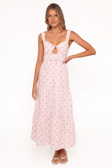 Kendra Maxi Dress - Pink Floral