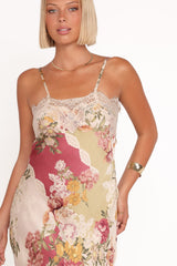 Laken Maxi Dress - Patchwork Floral