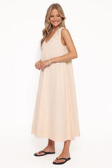 Laurita Maxi Dress - Oatmeal