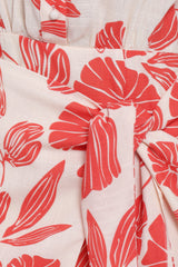 Leyton Mini Dress - Red Floral