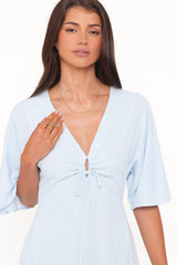 Liberty Midi Dress - Light Blue
