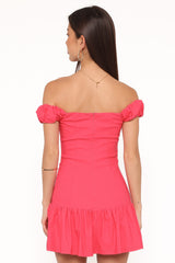 Lily Mini Dress - Berry