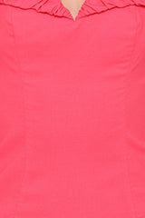 Lily Mini Dress - Berry