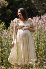 Linda Midi Dress - Butter Yellow