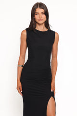 London Maxi Dress - Black
