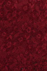 Lorde Midi Dress - Burgundy Lace