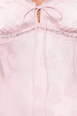 Melita Lace Maxi Dress - Pink