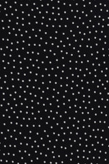 Mirae Maxi Dress - Black Polka Dot