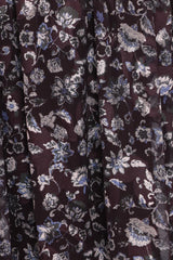 Myles Maxi Dress - Brown/Blue Floral