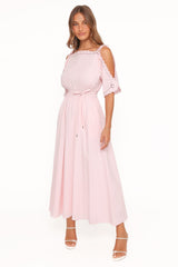 Nellie Midi Dress - petals Pink