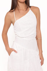 Olivea Midi Dress - White
